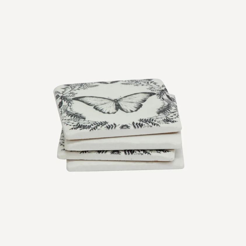 Butterfly Coasters - Set Of 4