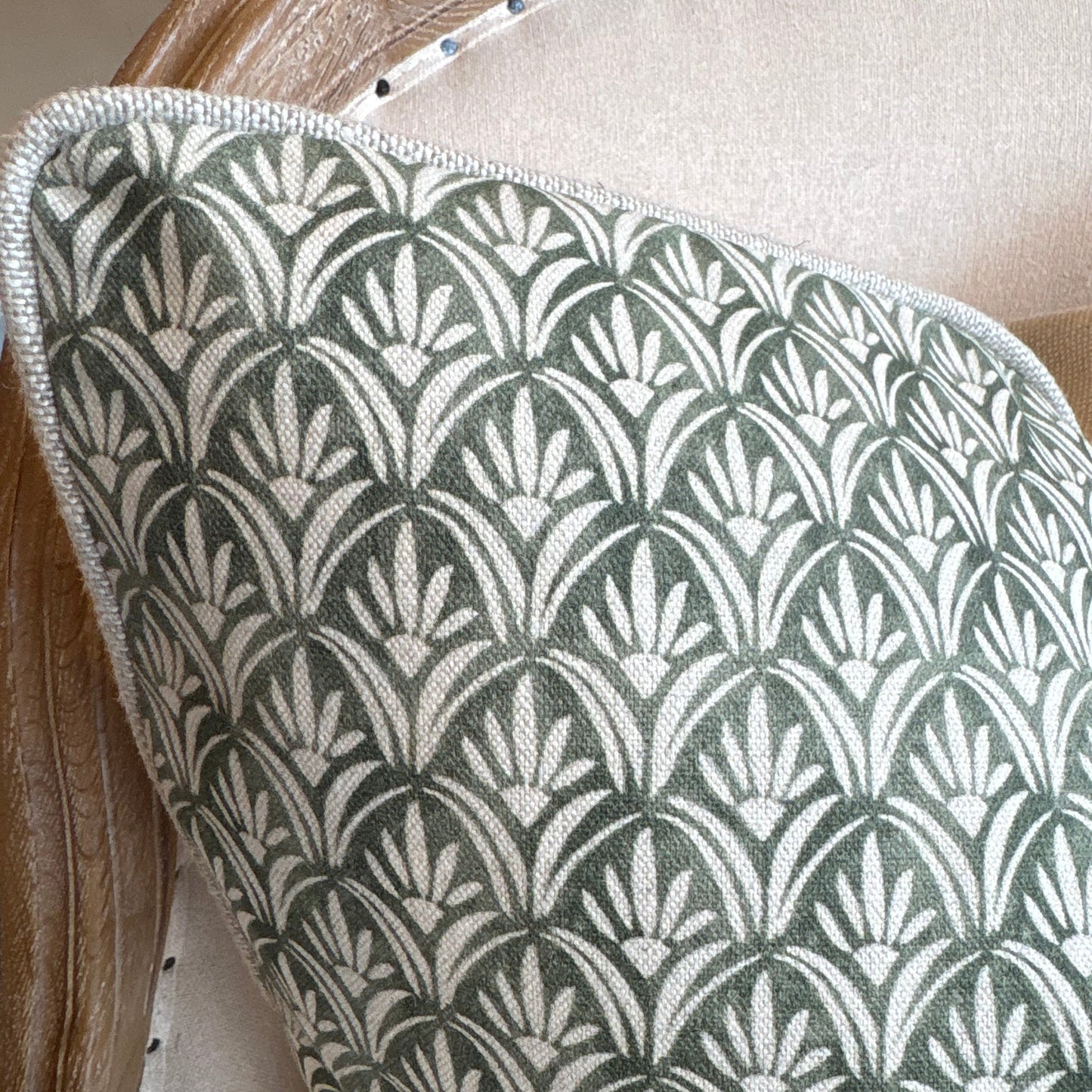 Pavia Moss Green Cushion 50cm x 50cm