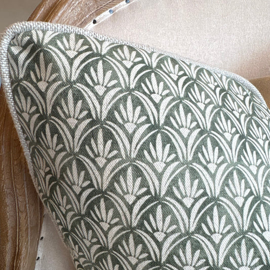 Pavia Moss Green Cushion 50cm x 50cm