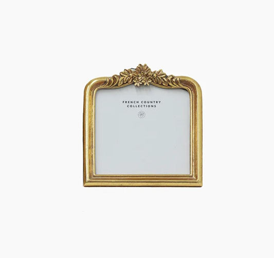 Floral Gold Photo Frame 5" x 5"
