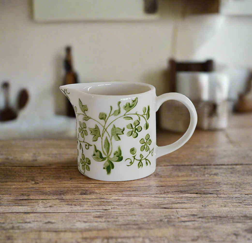 Florentine Verde Hand Painted Creamer