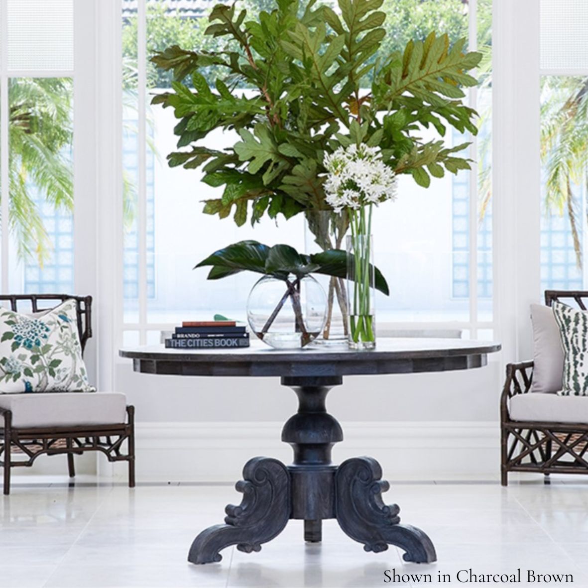 Caribbean European Beech Round Dining Table