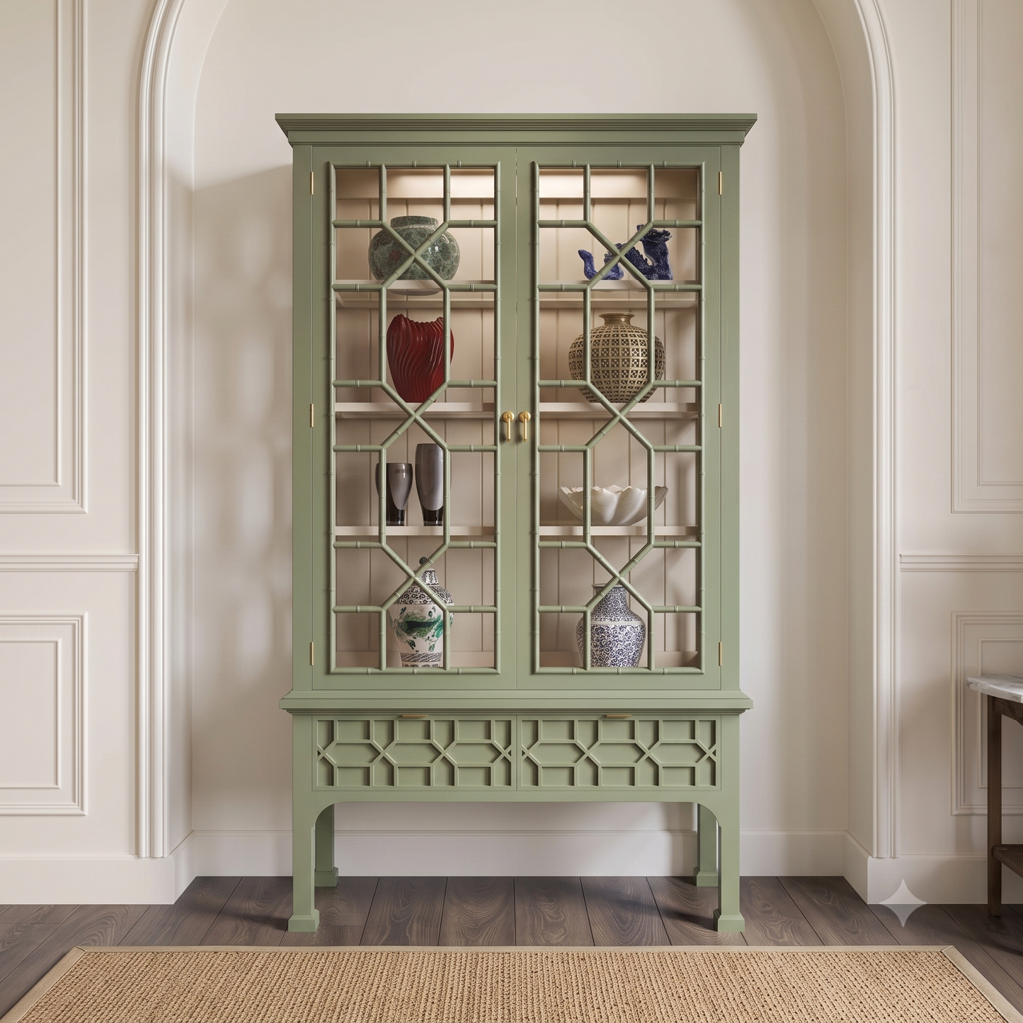 Grosvenor Display Cabinet - Pre-Order | Custom Colour & Finish Options Available