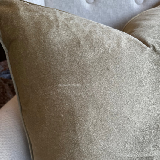 Gold Velvet Cushion 55cm x 55cm