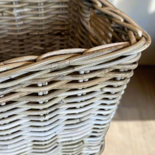 Lucca Square Rattan Basket - Small