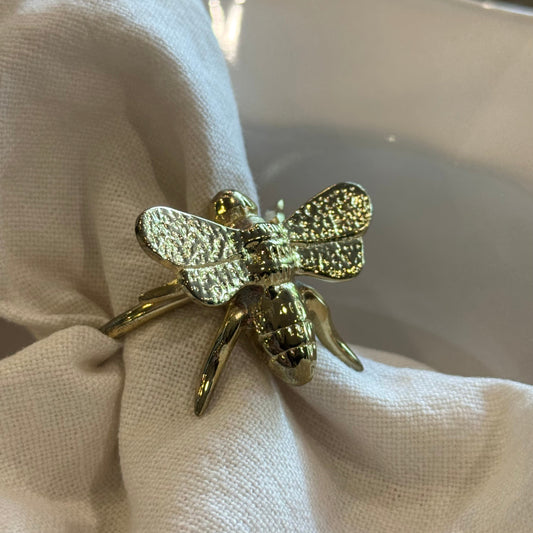 Bee Brass Napkin Ring