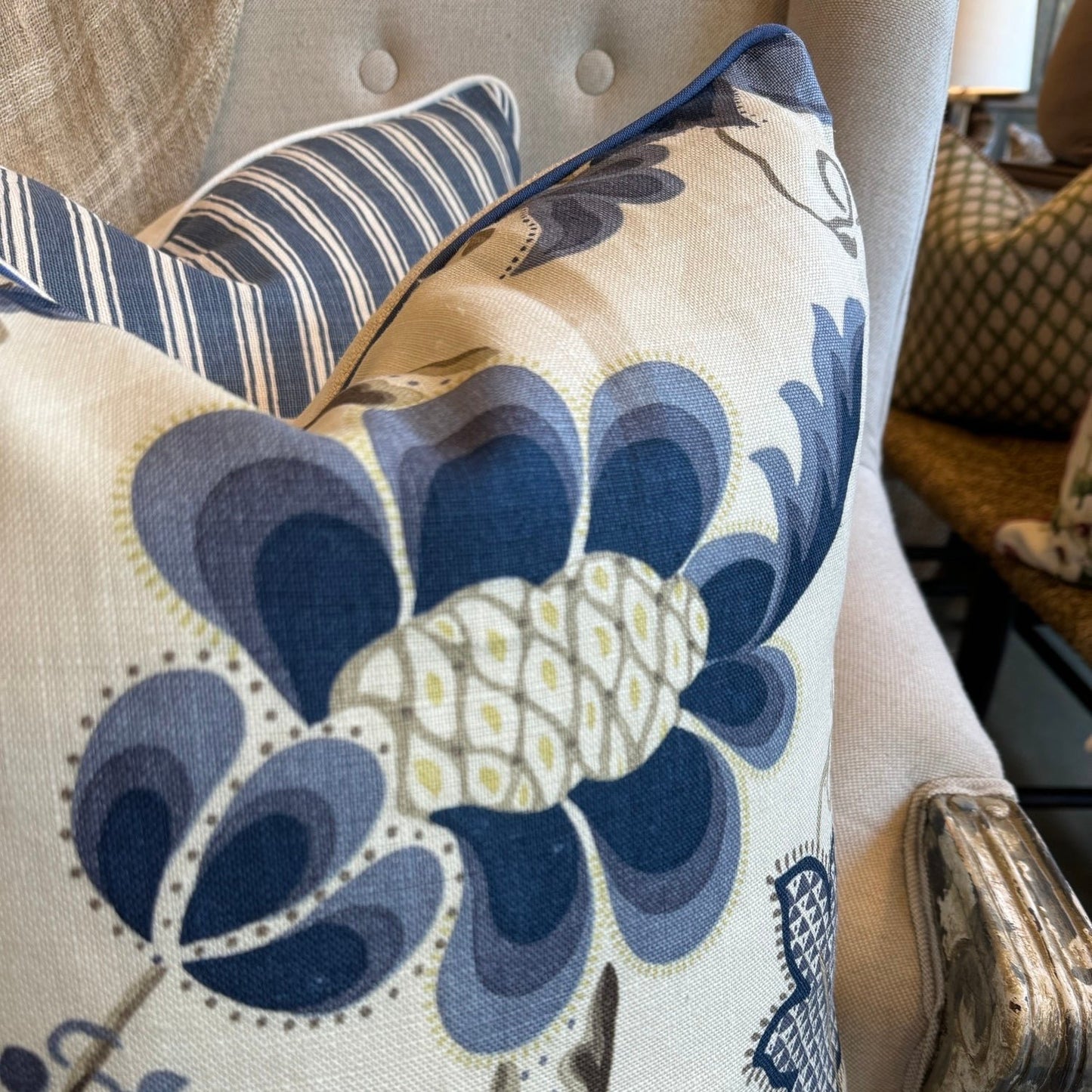 Sophia Floral Heavyweight Cushion 50cm x 50cm