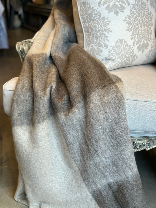 Experience the epitome of comfort and warmth with the luxurious Plaid Beige & Brown Throw. Featuring elegant tassels for added texture and sophistication, this throw adds personality to your bedding or sofa, perfectly complementing other textiles. The rich, inviting colours of grey and brown add depth and create a sense of cozy welcome in any space.