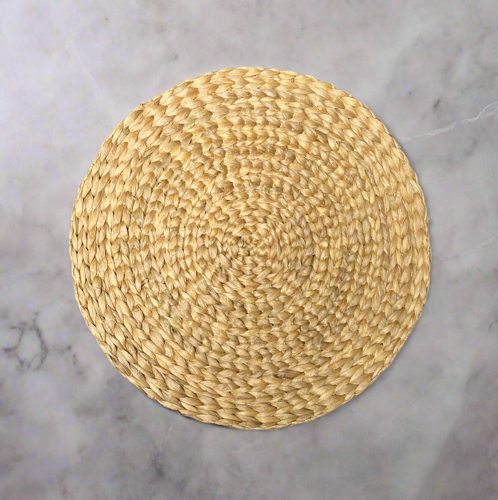 Water Hyacinth Round Placemat - Small