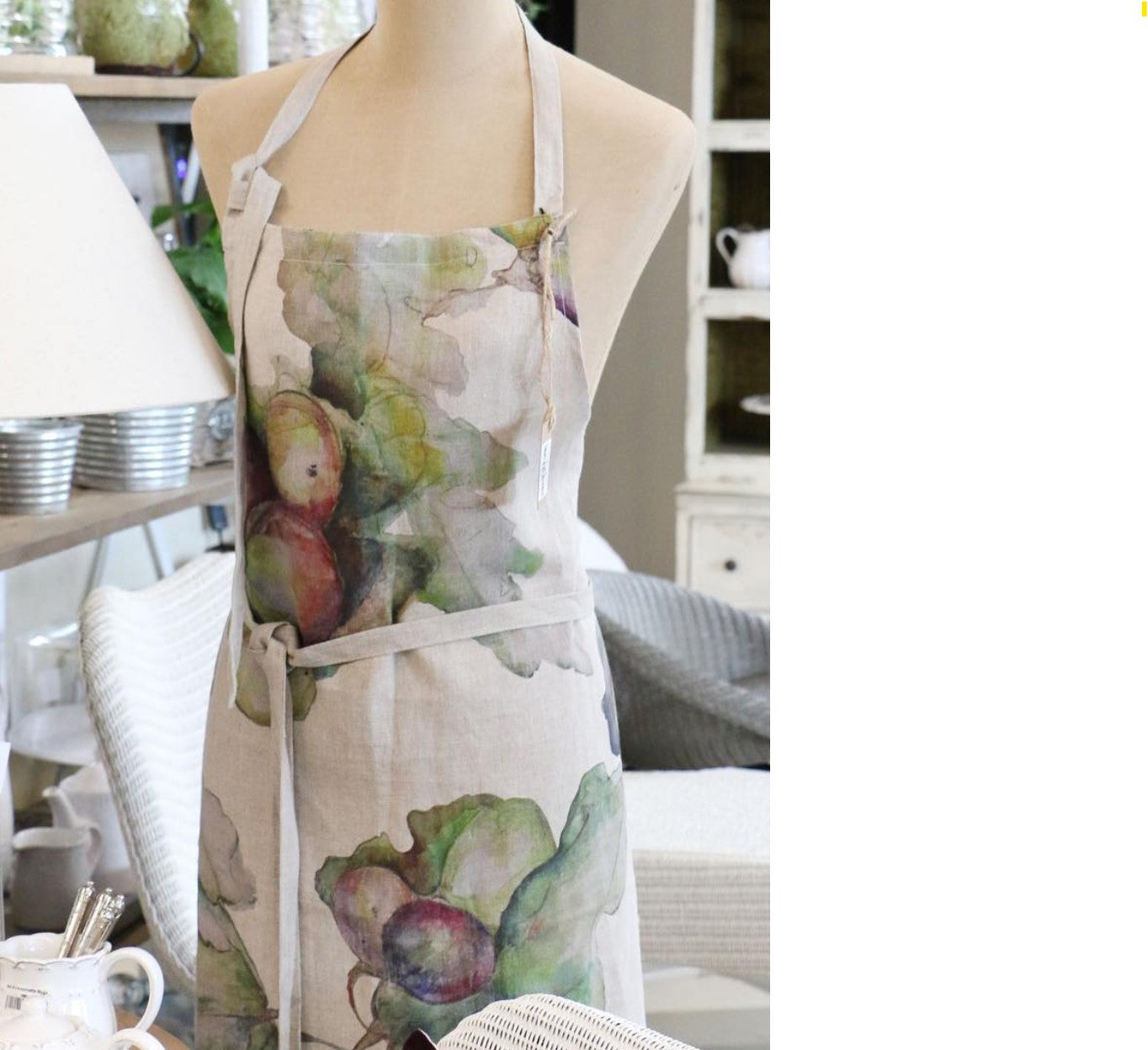 Ivy & Fig 100% Linen Apron