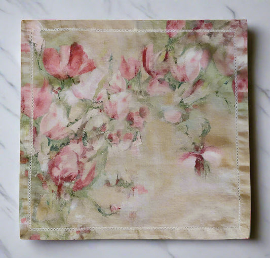 Magnolia Limone 100% Linen Napkin