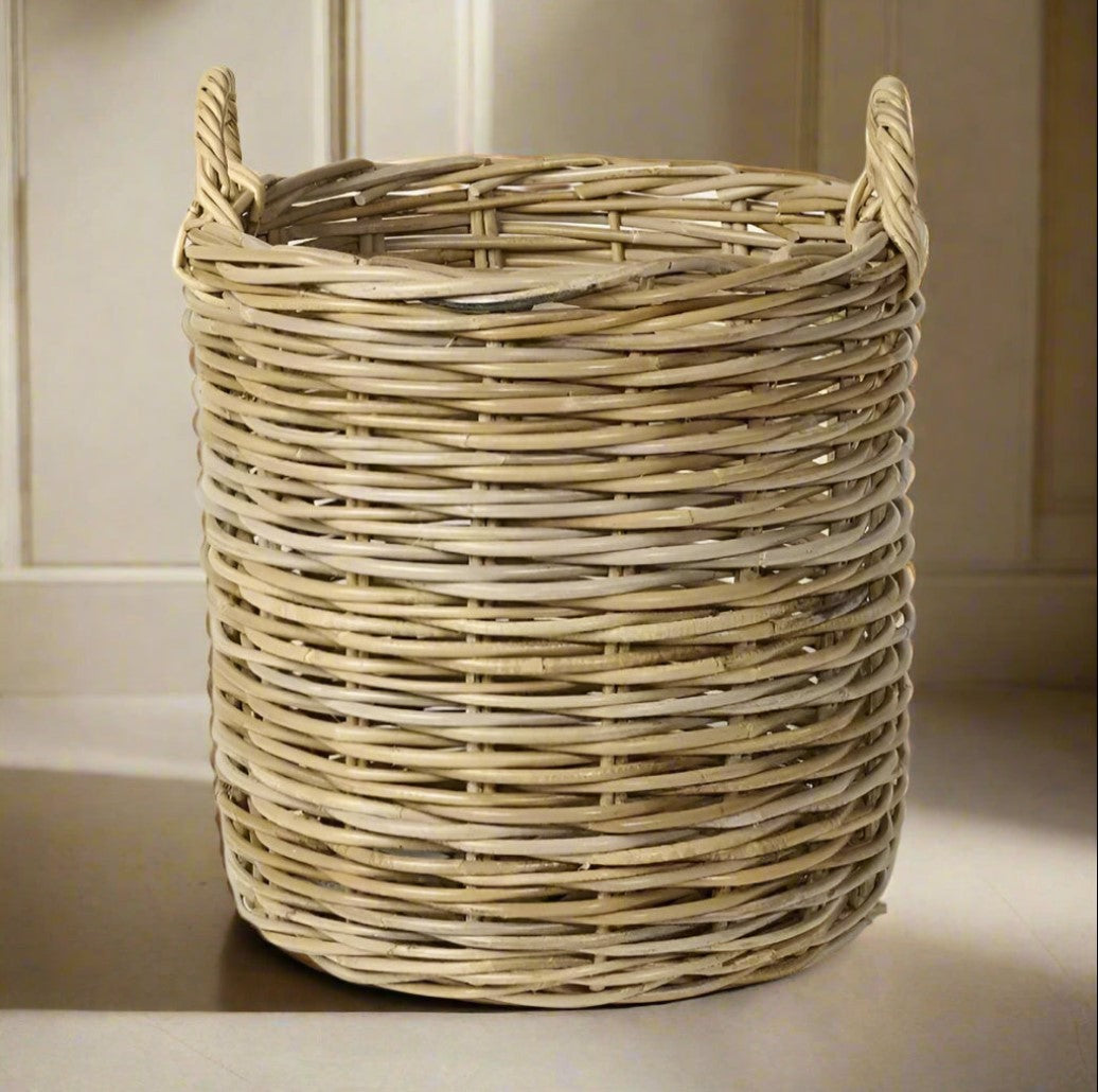 Cecil Round Rattan Basket - Large