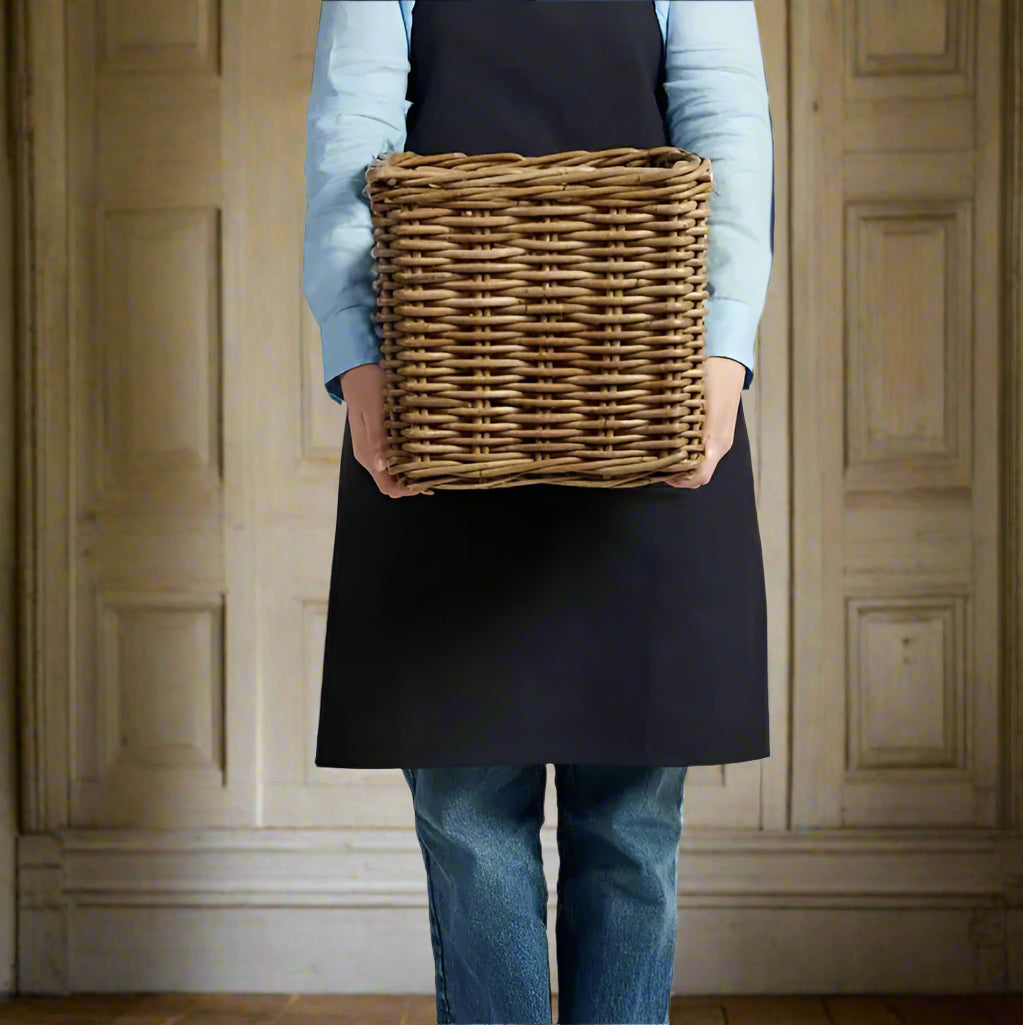 Experience the perfect blend of style and practicality with our Lucca Square Rattan Basket - Large. Its sturdy structure, straight sides, and integrated handles make it a versatile and timeless piece for all your needs. 
