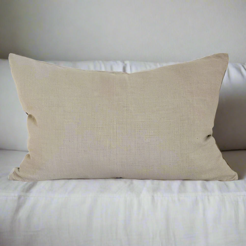 Central Otago Lumbar Linen Cushion 40cm x 60cm