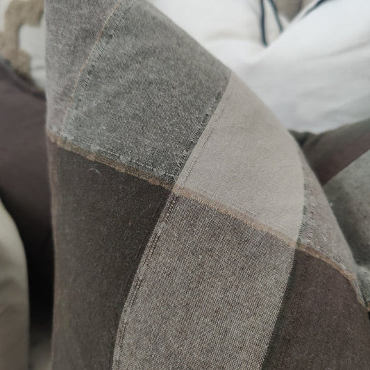 Hallie Check Cushion 55cm x 55cm