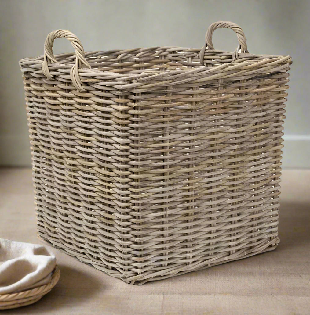 Sophia Square Rattan Basket - Extra Large
