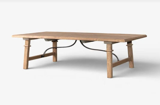 Alba Oak & Iron Coffee Table | Pre Order Now | Arriving Mid October