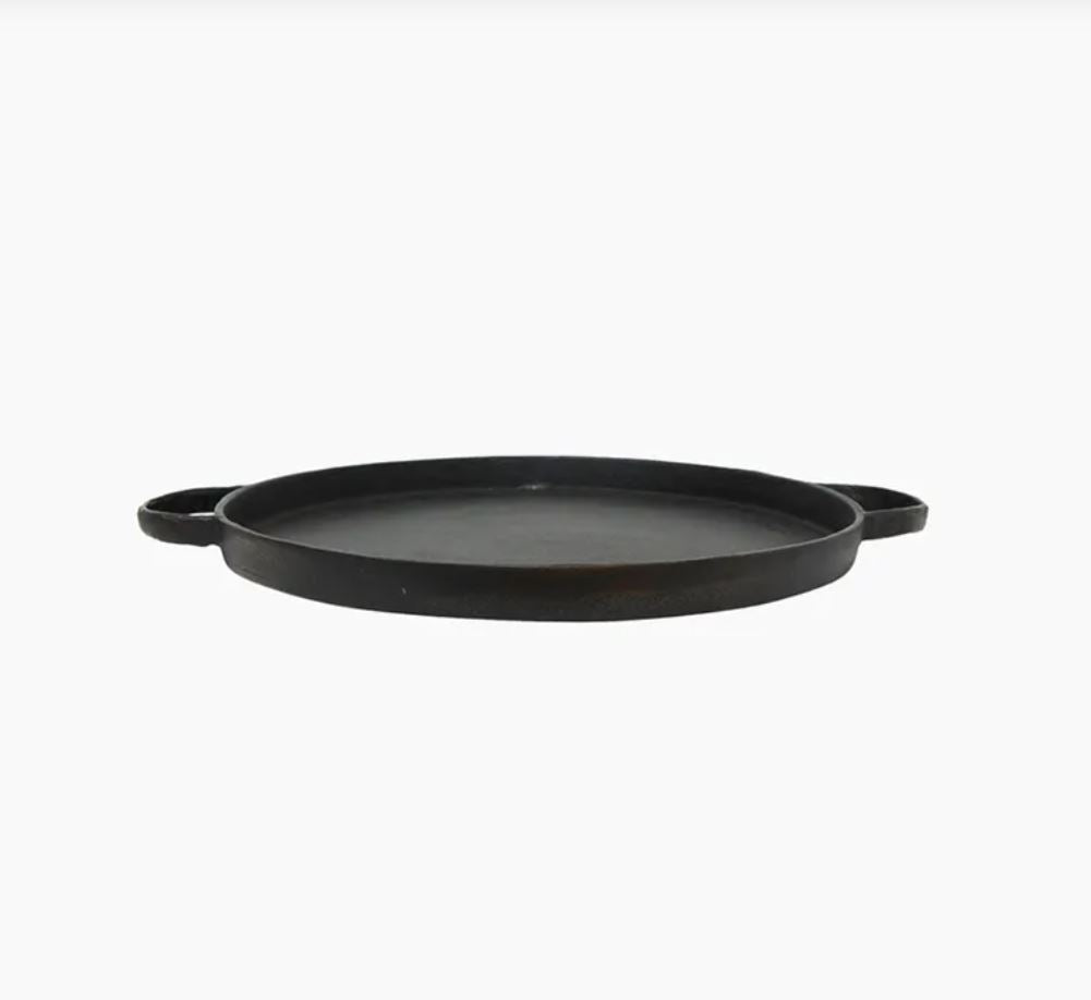 Balto Round Tray with Handles