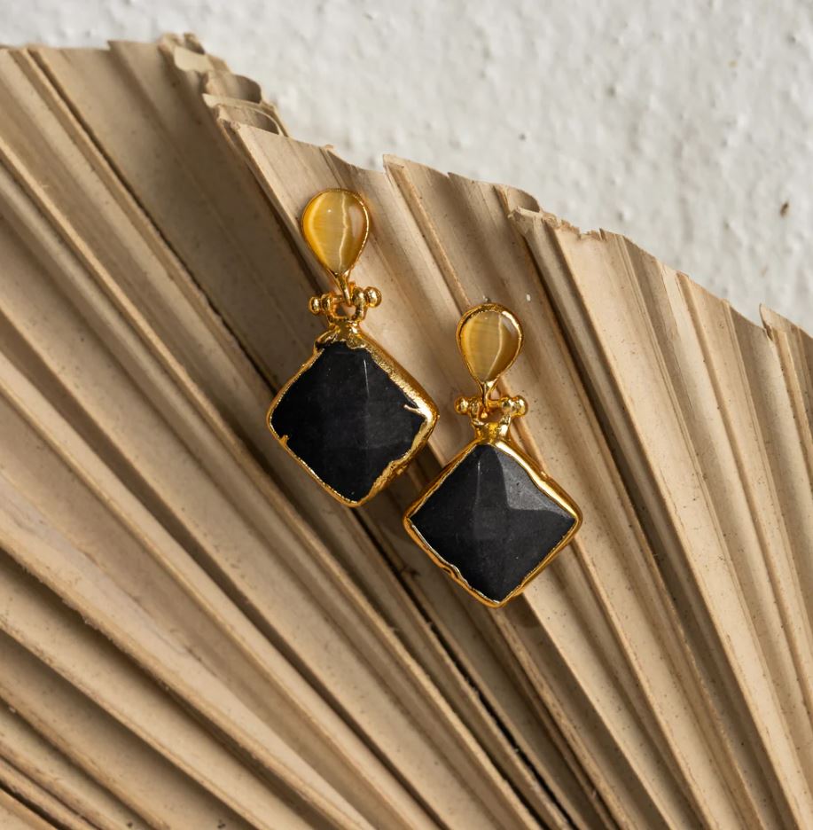 Ahu Triple Drop Earrings