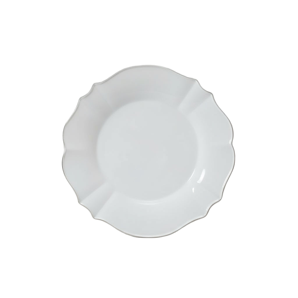 Elevate your dining experience with the Vienna Stoneware Side Plate, featuring a timeless scalloped design that adds a touch of elegance to every meal. Crafted for durability and style, this plate brings a refined, formal atmosphere to your table, perfect for both special occasions and everyday sophistication.