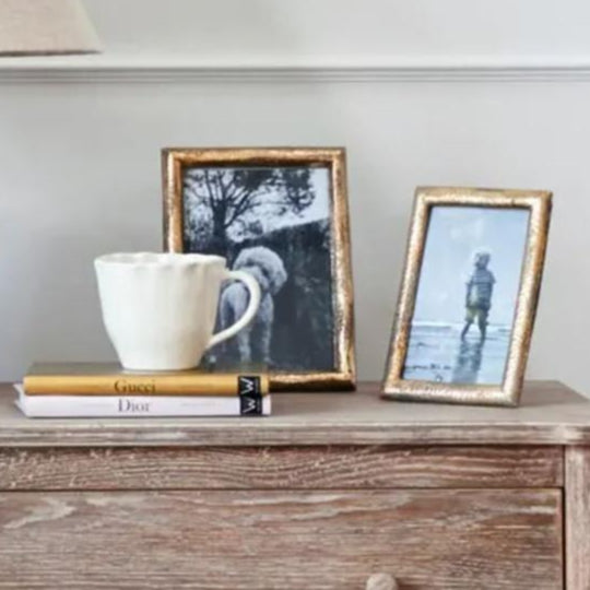 Hammered Gold Photo Frame 4" x 6"