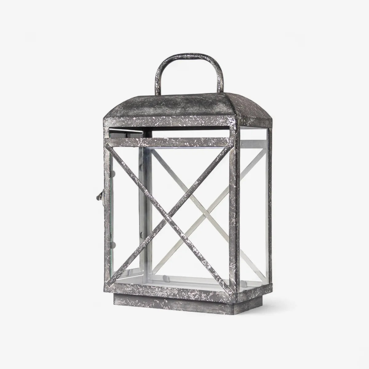 Jardin Aged Grey Lantern - Small