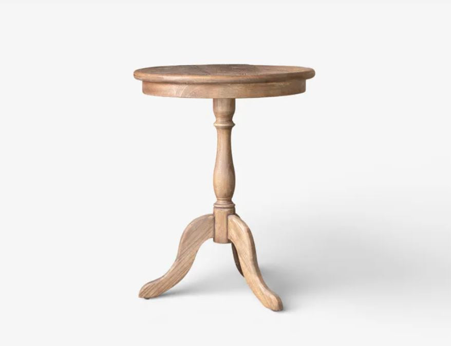 Fleur Old Elm Side Table | In Stock & Ready To Ship