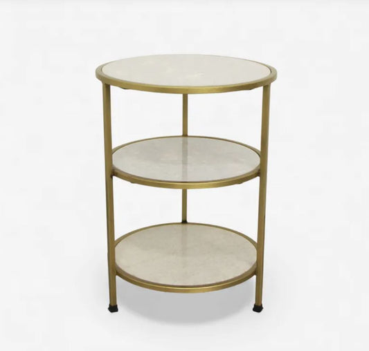 Chiara 3 Tier Round Side Table | In Stock & Ready To Ship