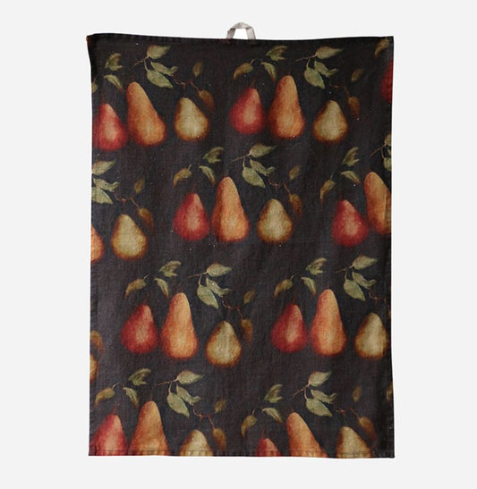 Raphael Pears 100% French Linen Tea Towel