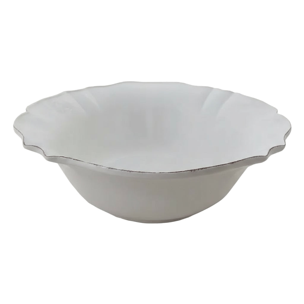 Elevate your dining experience with the Vienna Stoneware Salad Bowl featuring a timeless scalloped design that adds a touch of elegance to every meal. Crafted for durability and style, this plate brings a refined, formal atmosphere to your table, perfect for both special occasions and everyday sophistication.
Dimensions: 37cm L x 37cm W x 13cm H