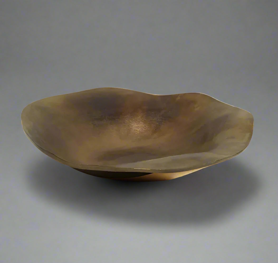 Alman Decorative Copper Finish Bowl - Small
