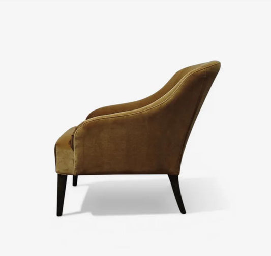 Luna Velvet Armchair - Tan - Pre Order