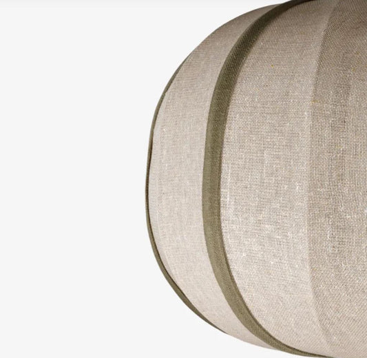 Thea Orb Olive & Natural Pendant