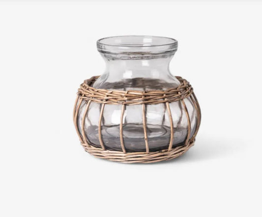 Camille Willow & Glass Table Vase