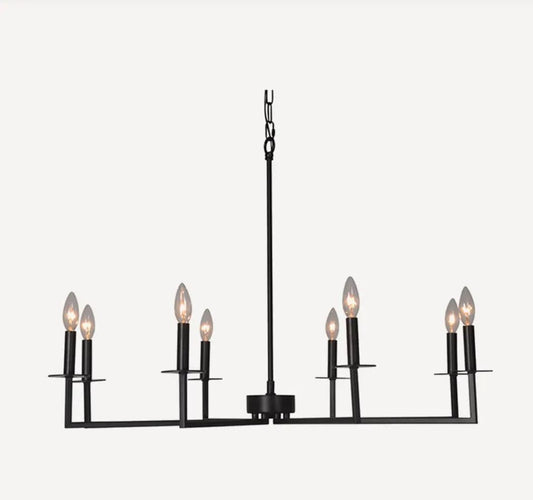 Winston Black Iron Chandelier | In Stock & Ready To Ship