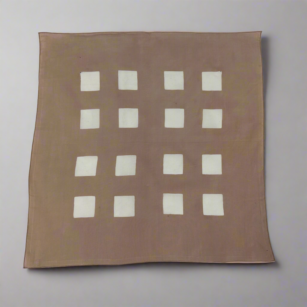 Taupe Siti Batik Napkins - Set Of 4