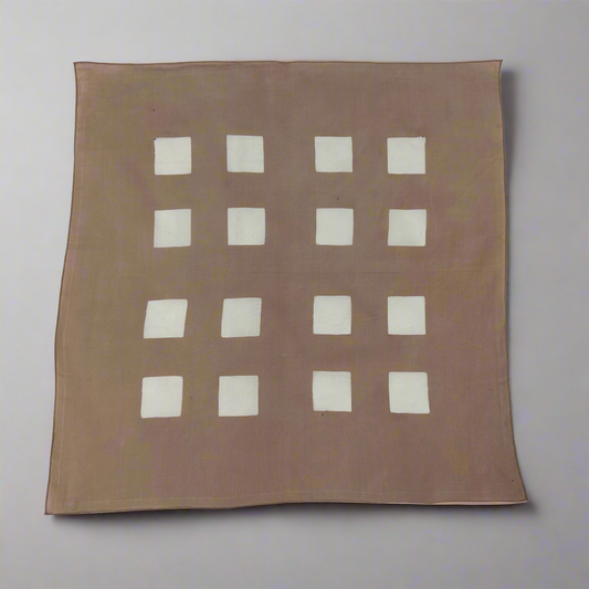 Taupe Siti Batik Napkins - Set Of 4