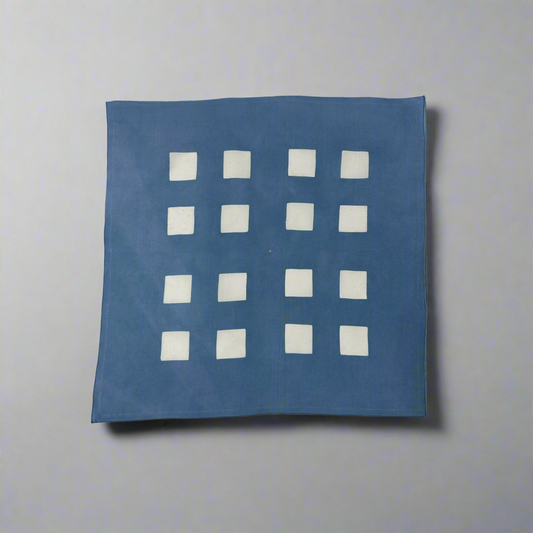 Light Blue Siti Batik Napkins - Set Of 4