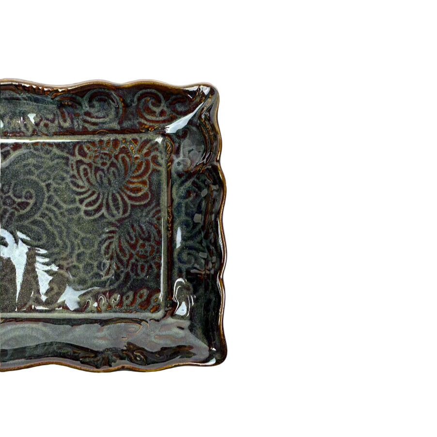 Arabesque Rectangular Server Fig