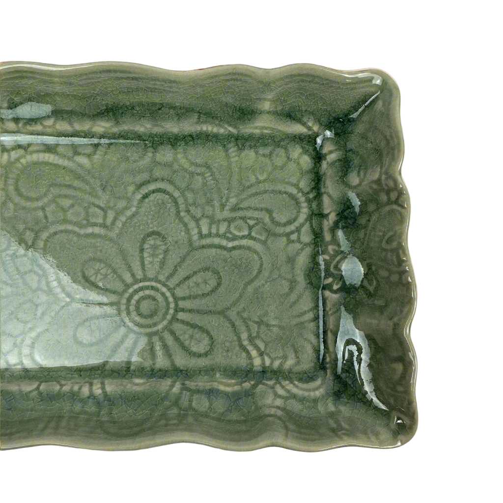 Arabesque Rectangular Server Antique