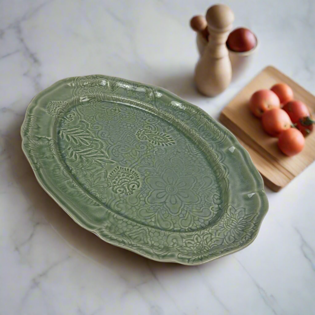 Arabesque Large Oval Server - Special Order