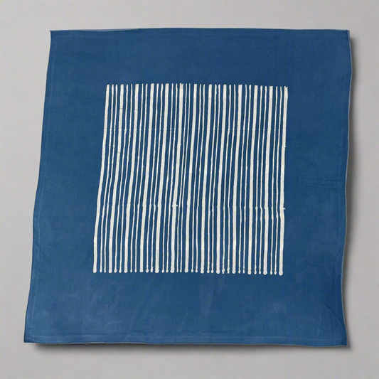 Light Blue Mentari Batik Napkins - Set Of 4