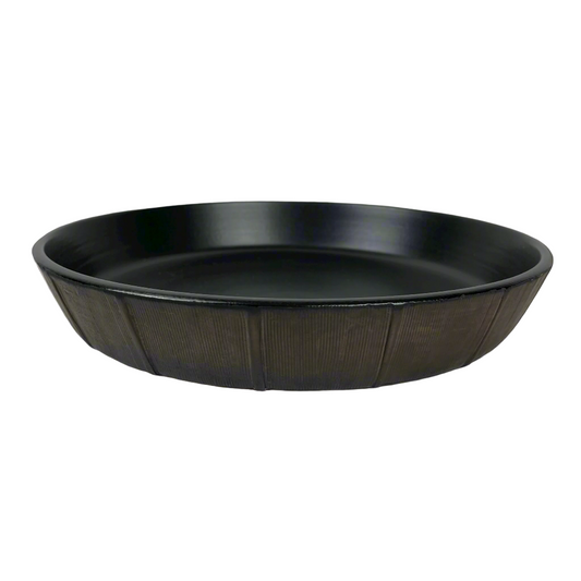 The Positano Bronze Serving Bowl boasts elegant rich tones & a versatile shape perfect for adorning your everyday table with timeless style.