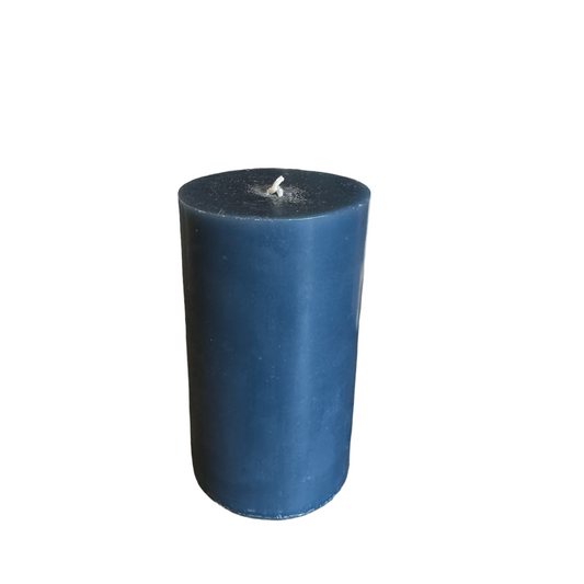 Pillar Candle - Dark Blue Medium