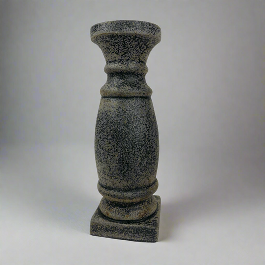 The chunky yet elegant Artena Terracotta Candle Holder is substantial enough to work on its own or as a beautiful collection of candle holders on a mantelpiece or a table. Pairs beautifully with our pillar candles.