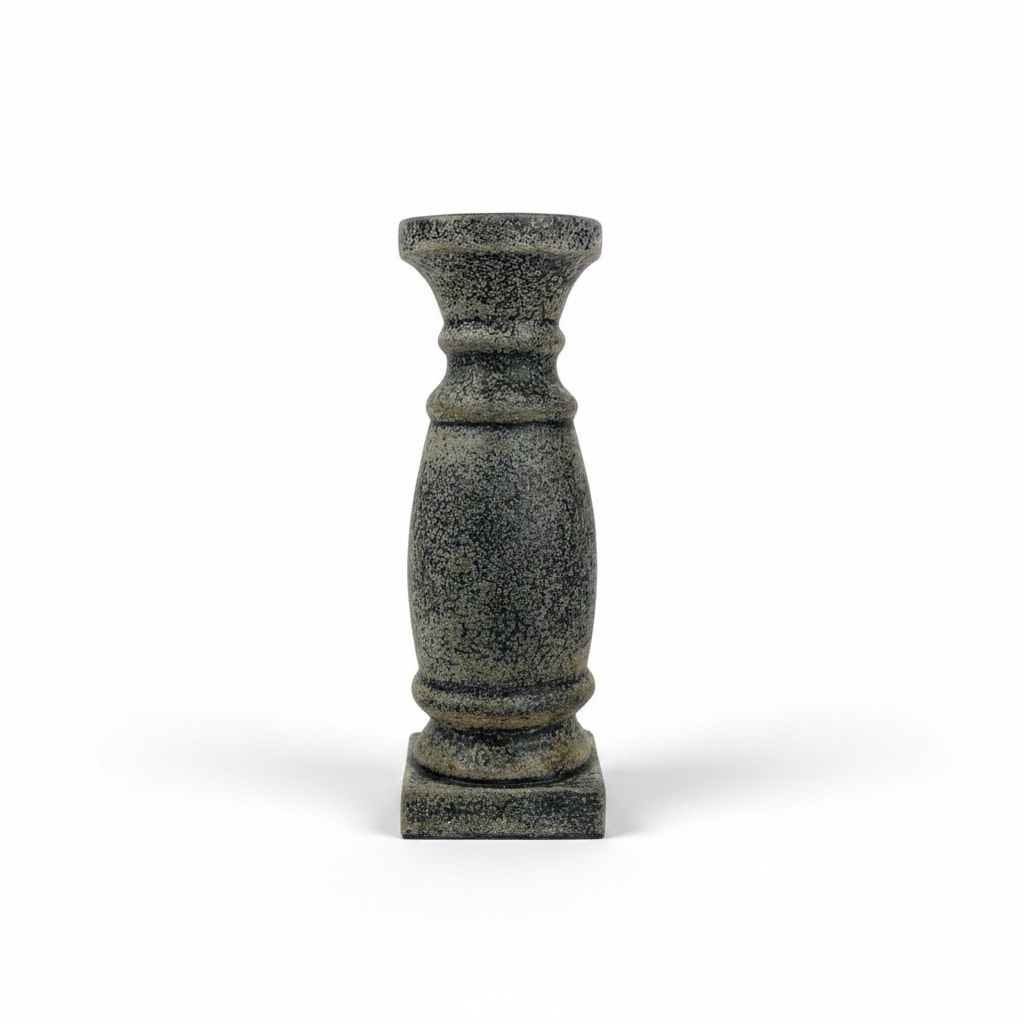The chunky yet elegant Artena Terracotta Candle Holder is substantial enough to work on its own or as a beautiful collection of candle holders on a mantelpiece or a table. Pairs beautifully with our pillar candles.
