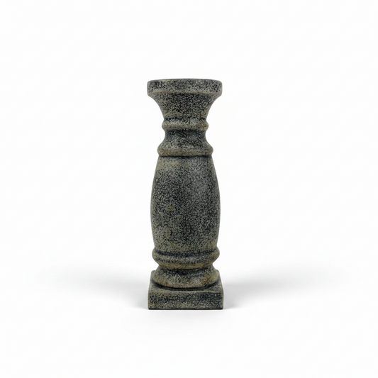 The chunky yet elegant Artena Terracotta Candle Holder is substantial enough to work on its own or as a beautiful collection of candle holders on a mantelpiece or a table. Pairs beautifully with our pillar candles.