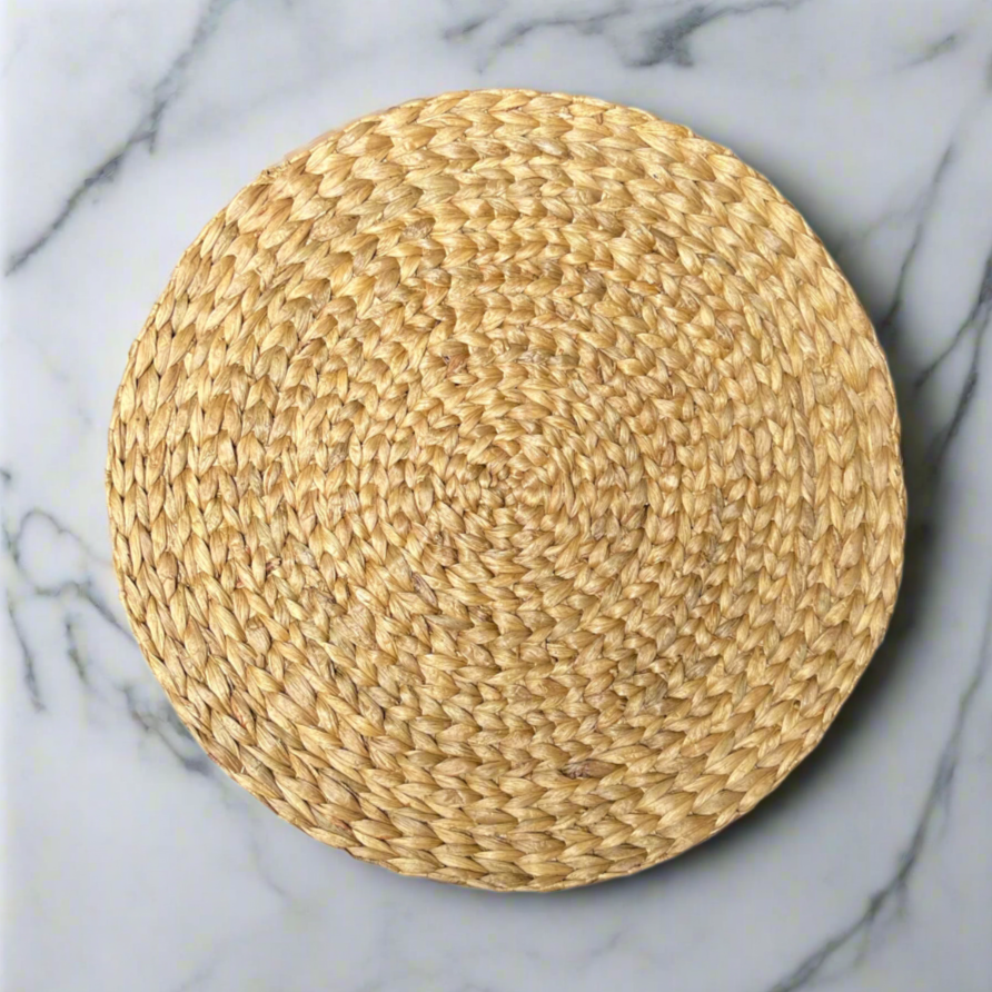 Water Hyacinth Round Placemat - Large