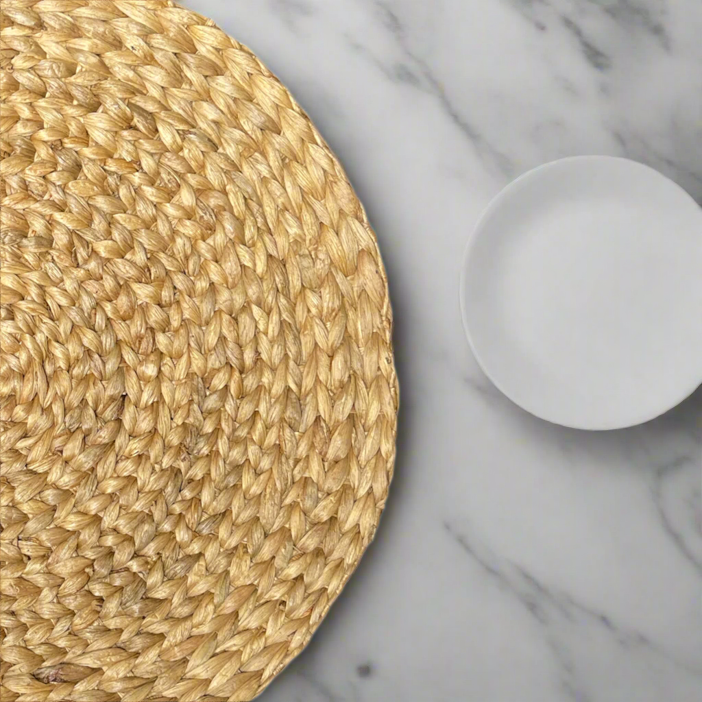 Water Hyacinth Round Placemat - Large