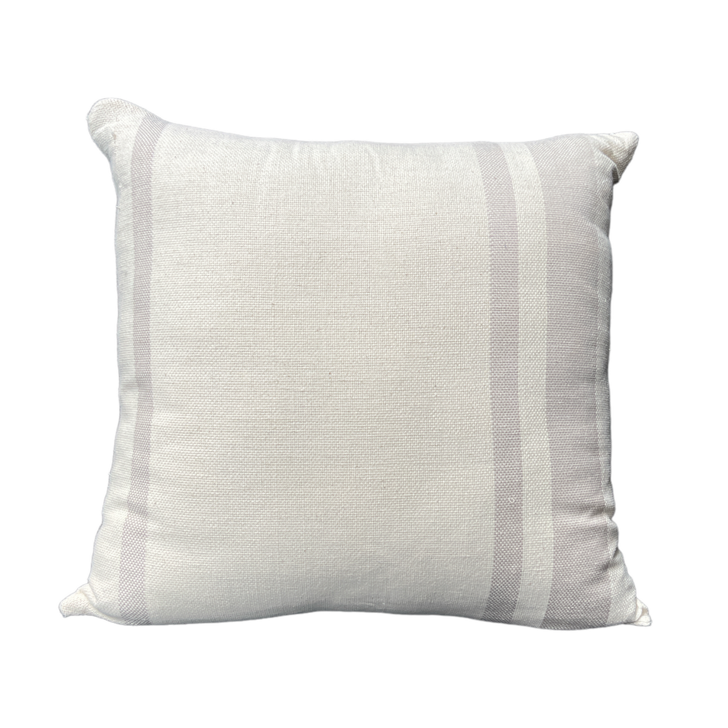 The Jambi Handwoven Cotton Beige Cushion is made from high-quality cotton, giving it a natural texture. Adorned with beautiful taupe stripes, it effortlessly complements any room and style with its muted beige tones.